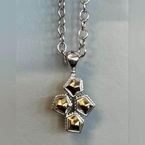 LAGOS Gold and Silver Pendant Necklace